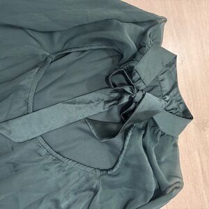 Green Silky Bodysuit - Abercrombie